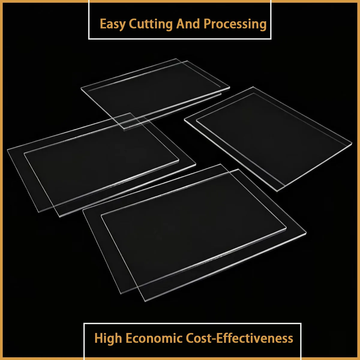 0.3-10mm thick high transparent PVC plastic board for decoration, partition, protection, etc