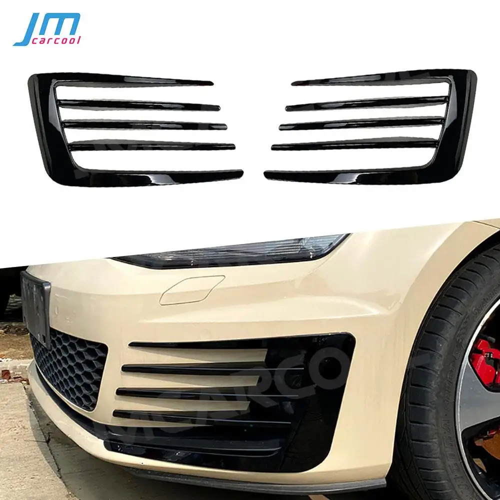 

Car Front Bumper Air Intake Frame Grille For Volkswagen VW Golf 7 MK7 GTI 2013 -2016 Splitters Spoiler Canards Decoration Cover