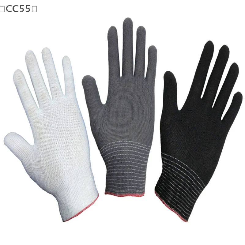 2Pair Anti Static Antiskid Gloves Elastic & Abrasion-Resistant Dust-Free Glove For Labor Protection