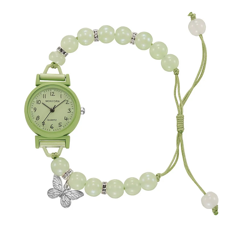 Women's Watch Butterfly Beaded Student Style Simple Fresh Quartz Watch High-End Trendy Design Ladies Watch Daily Wear Girl Gifts view 6