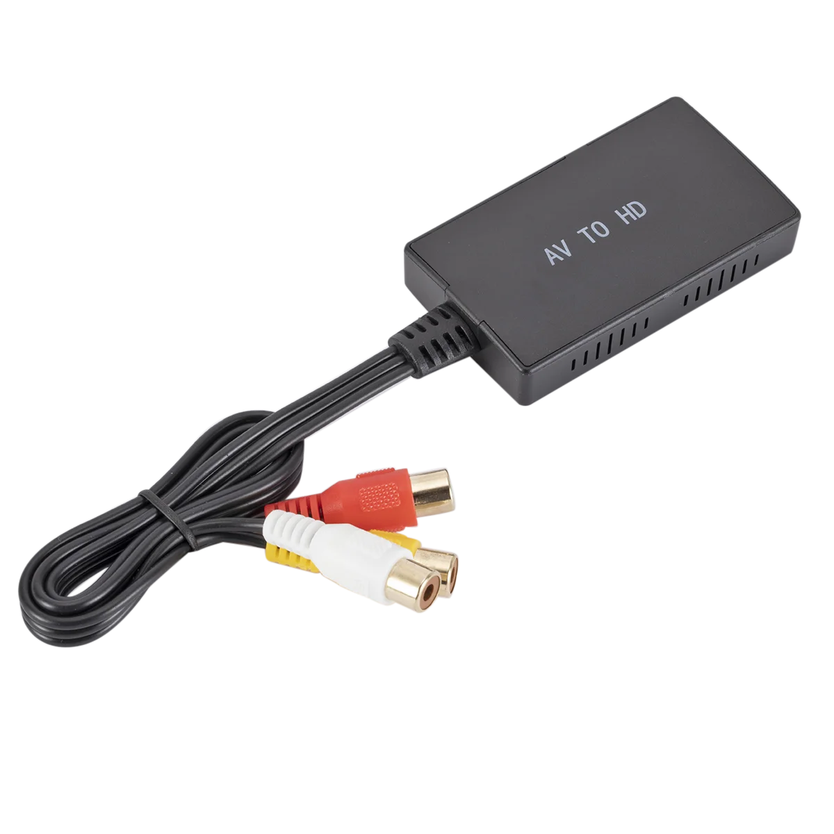 Adapter zgodny z AV/RCA na HDMI do telewizorów DVD HD STB kompatybilny z konwerterem wideo AV S-VIDEO PS2/PS3, 720P / 1080P