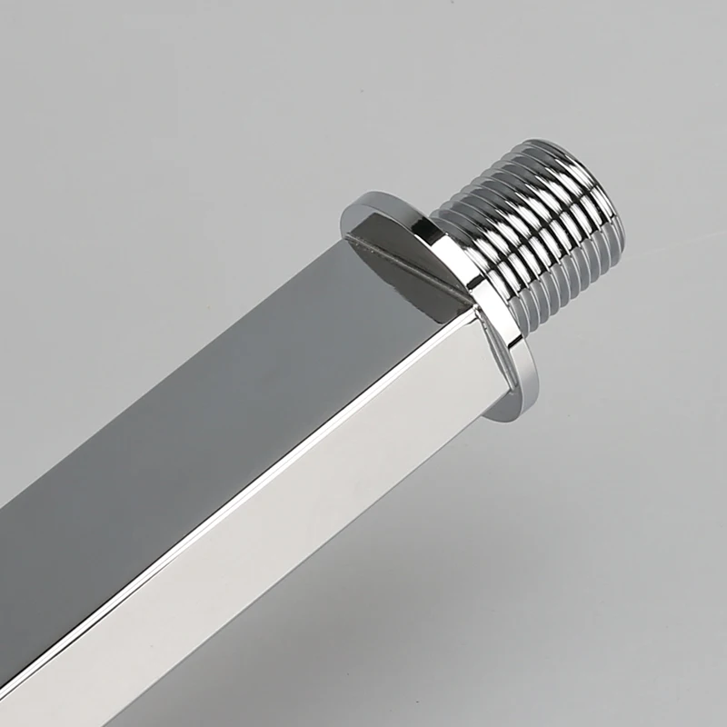 30cm/40cm Sliver/Black Shower Head Extension Arm 304 Stainless Steel Easy Installation Polished Chrome Bathroom Bracket Bar view 5