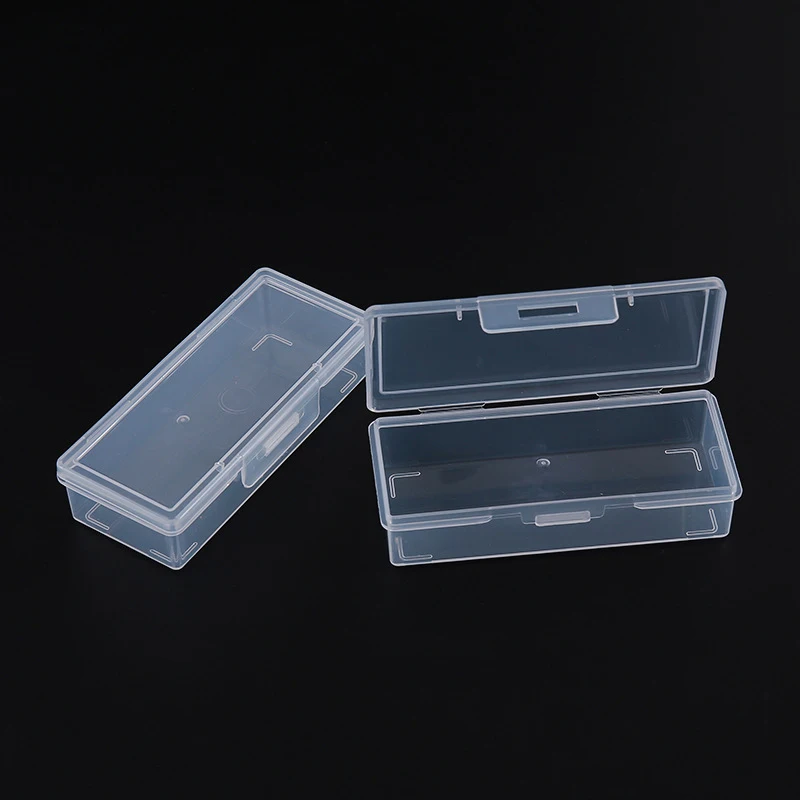 1PCS Clear Plastic DIY Small Square Storage Box For Jewelry Diamond Embroidery Craft Bead Pill Home Storage Accessories