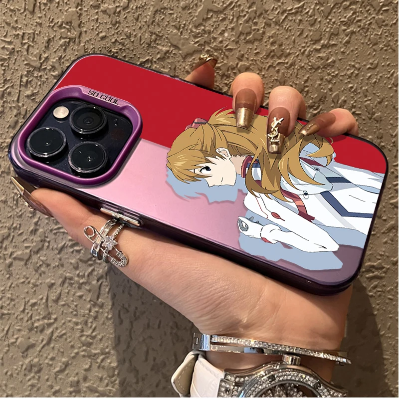 Anime Cute E-EVA Ayanami Case for Samsung Galaxy A26 A36 A56 A25 A35 A55 A34 A54 A13 A33 A53 5G A06 A16 A15 A14 A23 A52 A52S A31