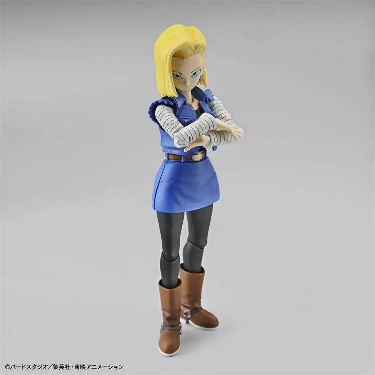 BANDAI Figure-rise Standard Dragon Ball Z Android 18 Plastic Model Kit 15.5cm In Stock Fast Shipping view 3