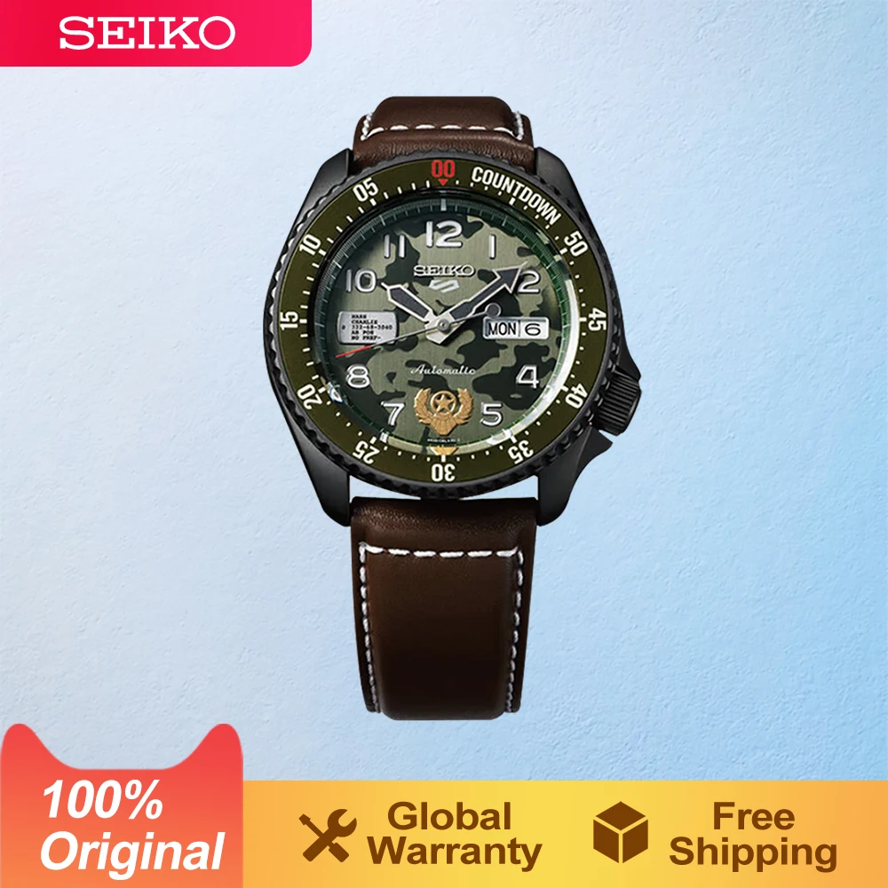 SEIKO 5 Original Japan  Watch For Men Automatic Mechanical  10Bar Sports Luminous Waterproof Casual Watches