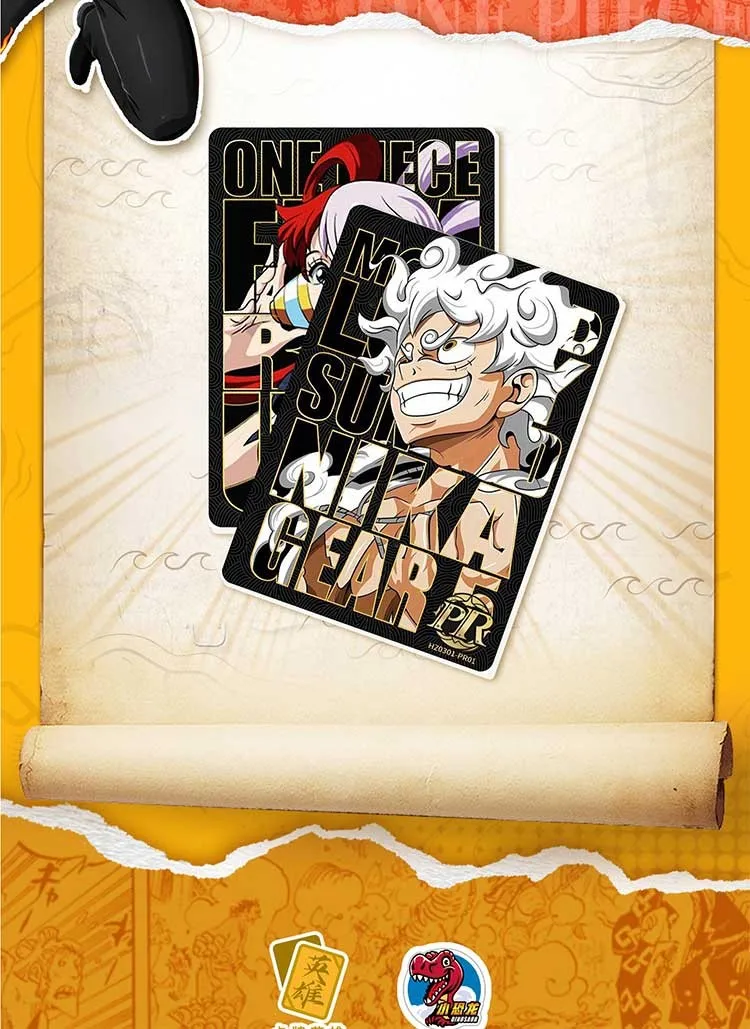 New Little Dinosaur One Piece Trading Cards rufy Zoro Nami Chopper Franky Flash Ssp Pr Collection Cards giocattolo per bambini regali di compleanno