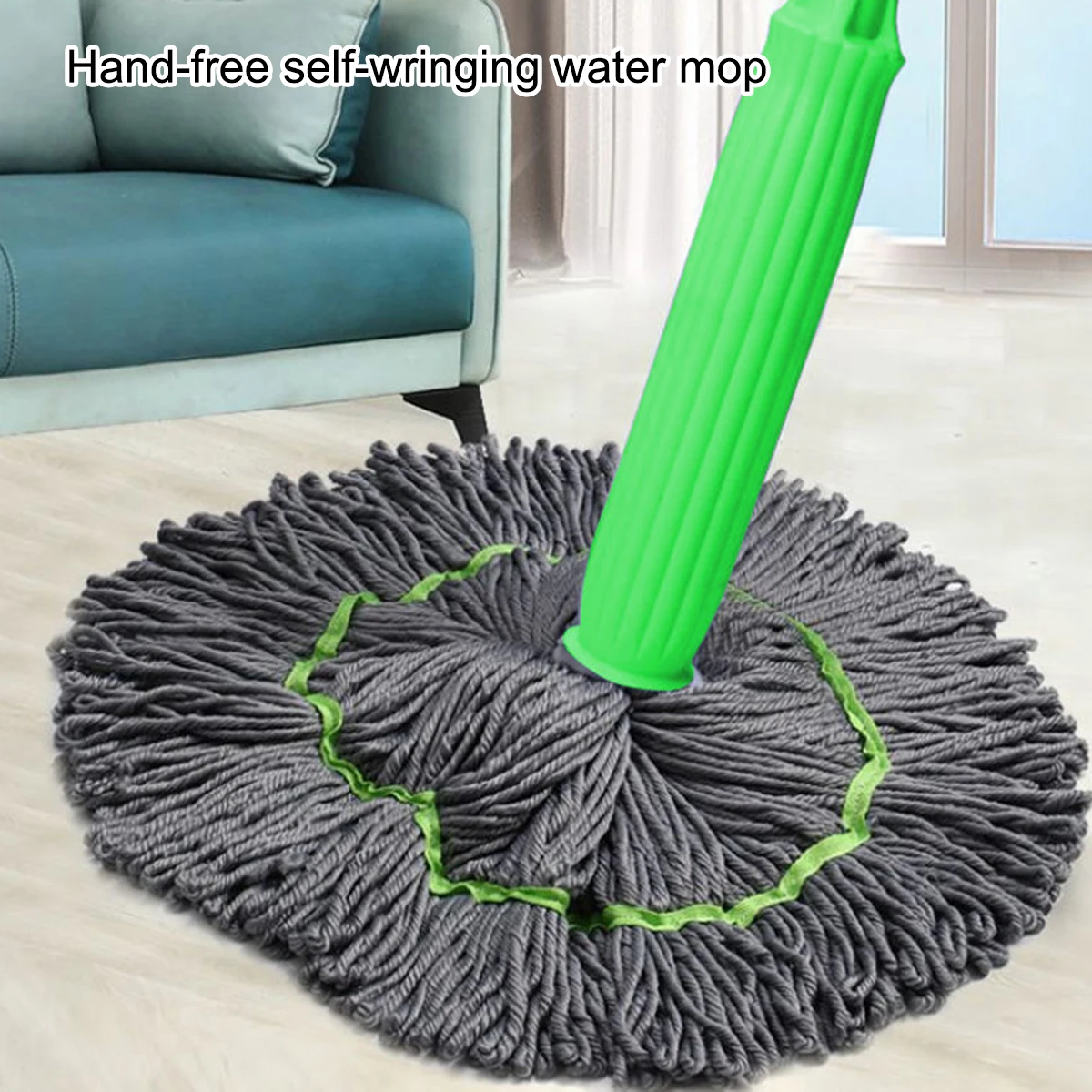 Single Mop Head Replacement Head New Hands-free Self-twisting Rotary Mop Replacement Head Easy To Clean