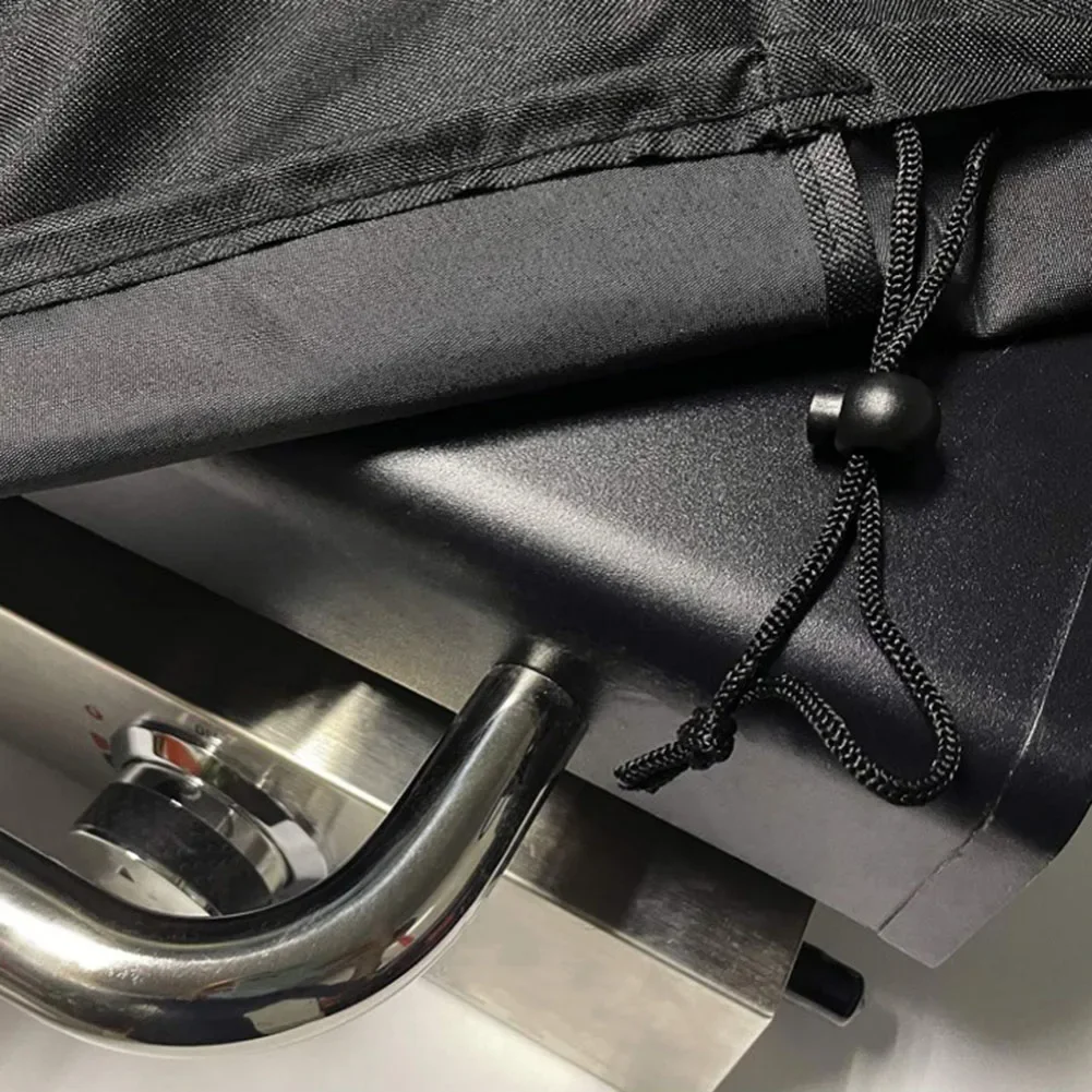 

Polyester Waterproof BBQ Grill Protective Cover Black For 22 Inches Table Top Griddle With Hood 57x48x23cm BBQ Parts