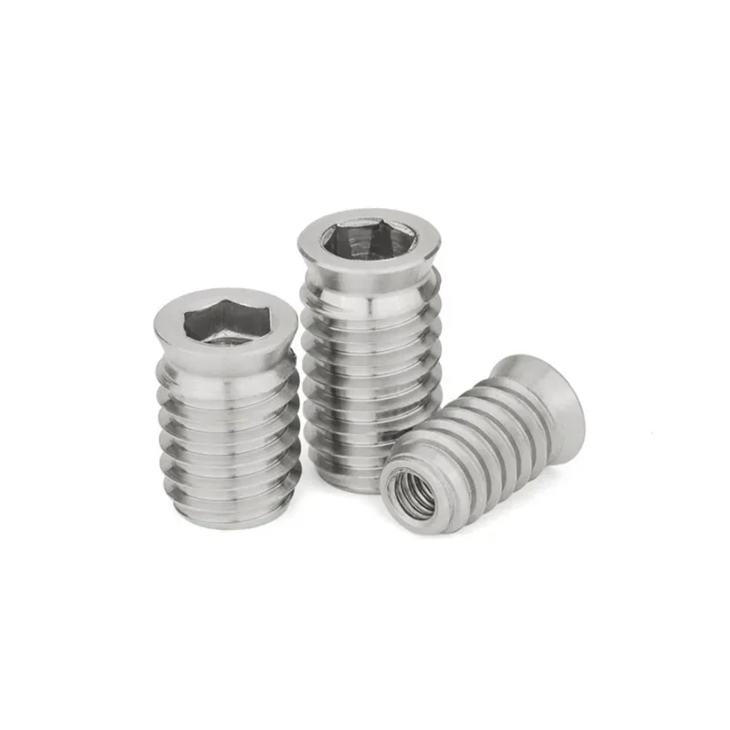 

304 Stainless Steel Internal And External Hex Furniture Nut Countersunk Head For Wood And DIY Projects