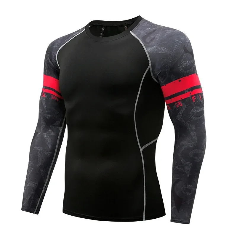 Workout Top Running T-Shirts Outdoor Hiking Mountaineering Weight Loss Fitness Sports Quick Drying Breathable Compression Shirt