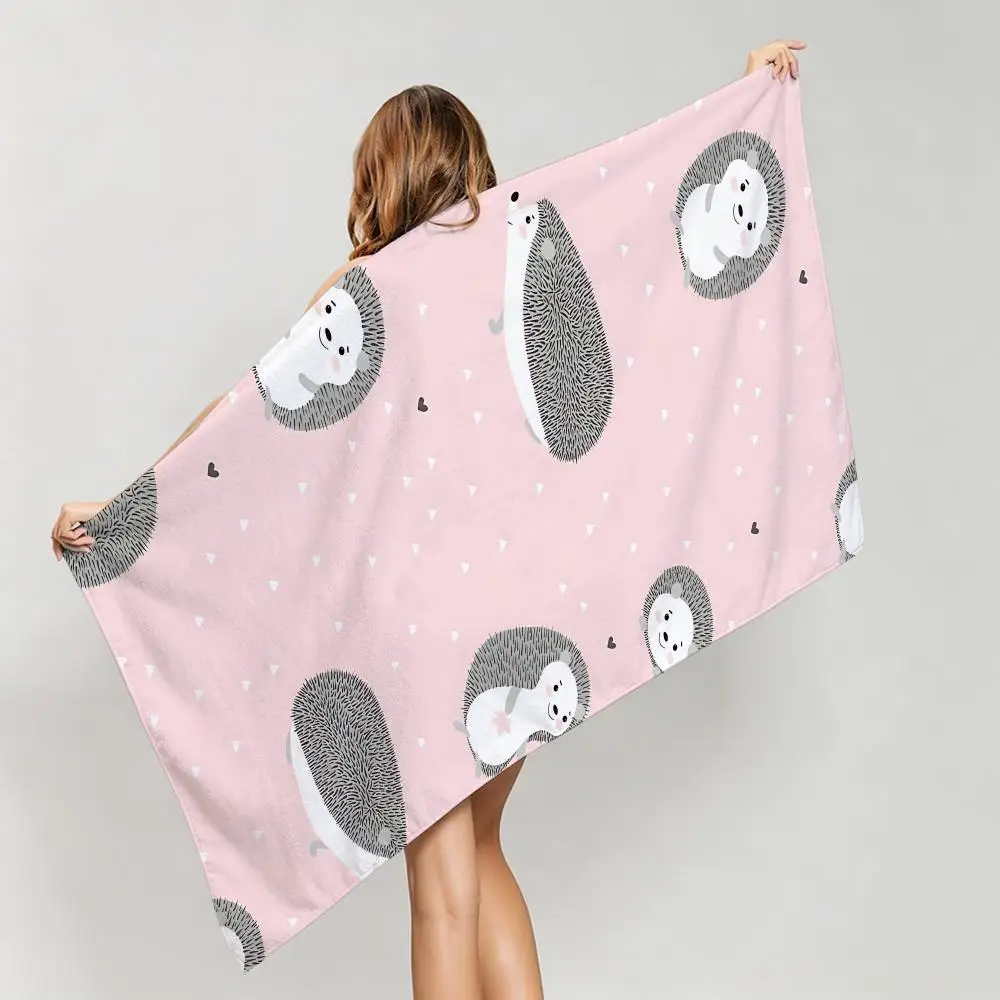 Little-Little HedgehogS Towel Five-Star Hotel Quality Eco-Friendly Ultra Soft Thick Towels & Beach Towels
