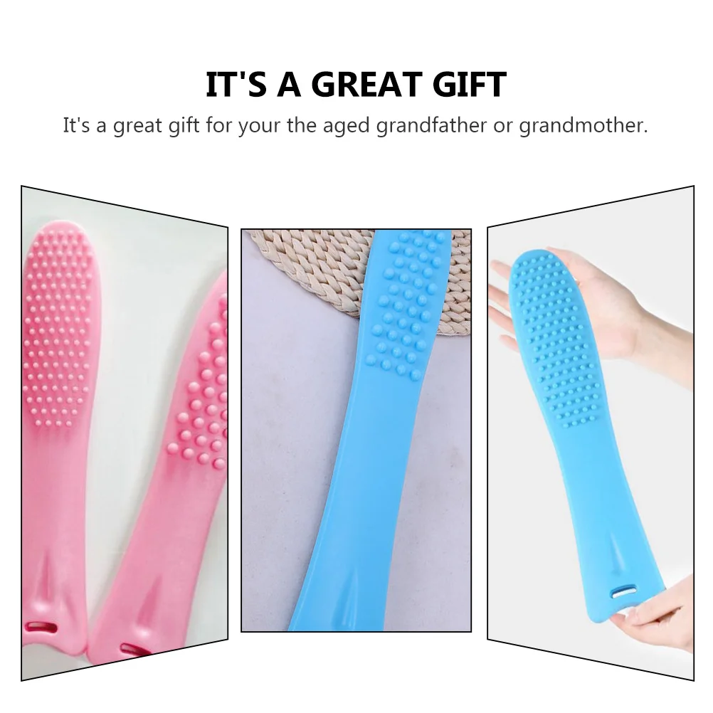 

2Pcs Massage Pat Body Care Tool Portable Plastic Back Massage Hammer Stick Neck Massager Therapy Massager Muscle Relief