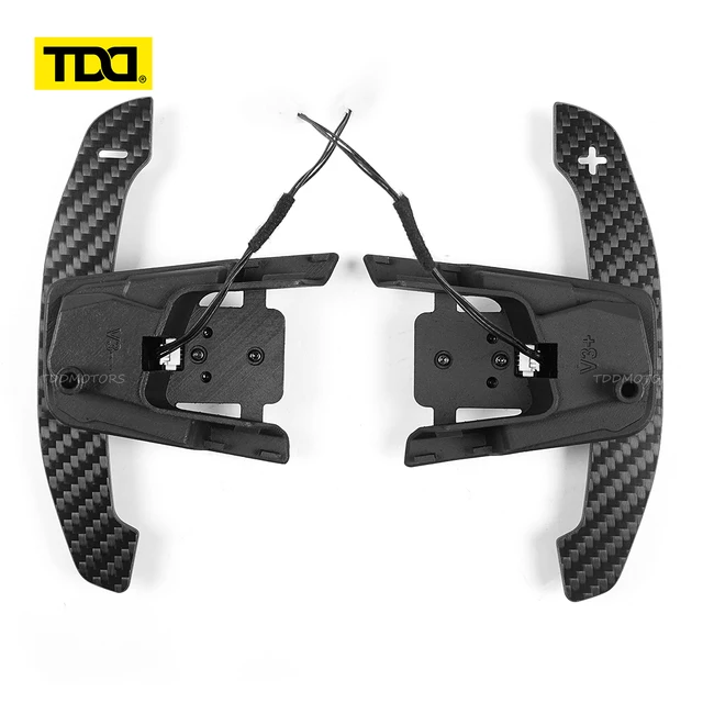 Magnetyczne manetki z włókna węglowego do Volkswagena GTI Golf 7 Golf R MK7/7.5 VW GTI Scirocco Arteon