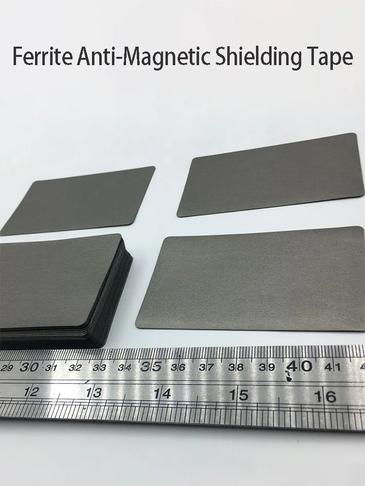1/5/10pcs Ferrite Shielding Sticker NFC Anti-Magnetic Sticker Phone Signal Interference Blocker Metal Surface NFC Adapter