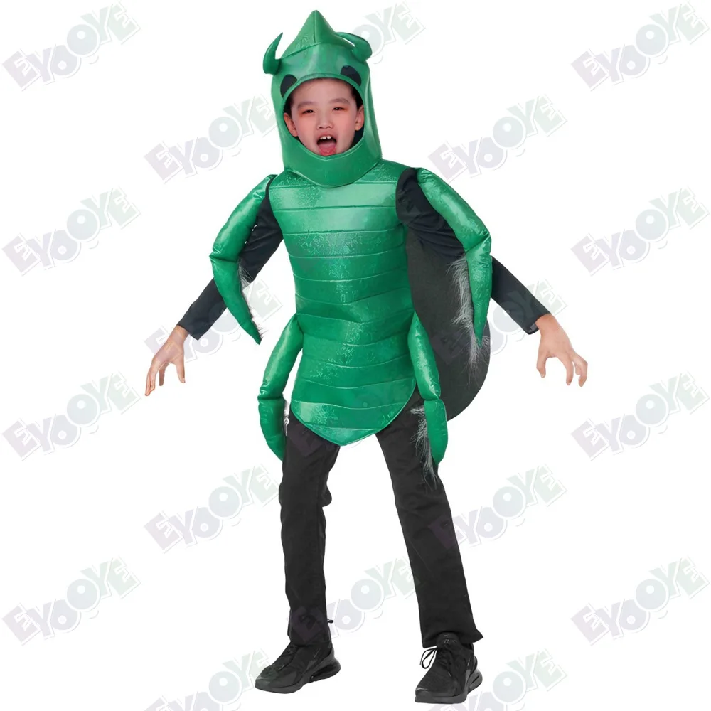 Divertente costume da scarabeo per bambini Cosplay Animale scarabeo Personaggio Festa in costume di scena Puntelli per feste
