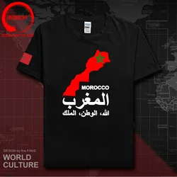 The Western Kingdom of Morocco Moroccan MAR mens t shirt new Tops t-shirt Short sleeve clothes sweatshirt country map Summer Tee