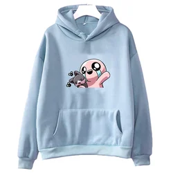 Roguelike The Binding of Isaac Sudadera con capucha de Anime para mujer, ropa de sudadera bonita Kawaii para parejas, sudadera con estampado de otoño/invierno, estilo coreano