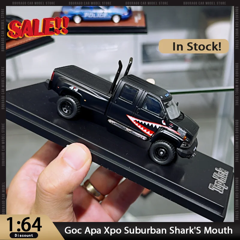 Nuovo In Magazzino Goc Apa Xpo 1:64 Ford Victoria Albuquerque Polizia Salto Suburbana Bocca di Squalo Allloy In Miniatura Pressofuso Giocattoli Personalizzati