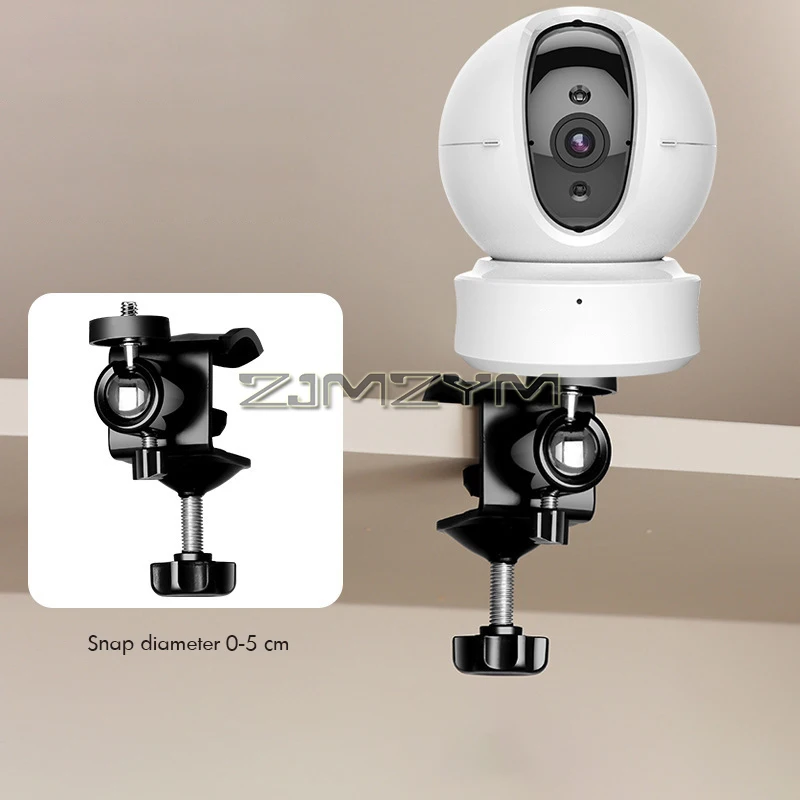 U Clamp Camera Desktop Holder Adjustable Mini Ball Head Mount Claw Clip for DSLR Camera Monitor LED Light