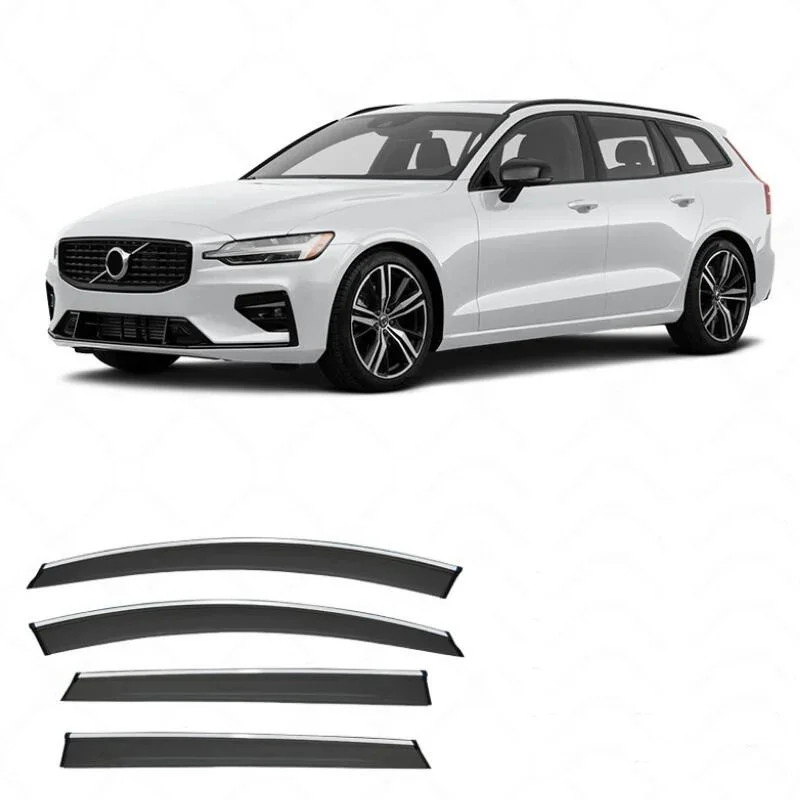 

Awnings & Shelters Side Window Deflector Weather Shield Window Visor For Volvo V60 2010 2011 2012 2013 2014 2015 2016 2017 -2023