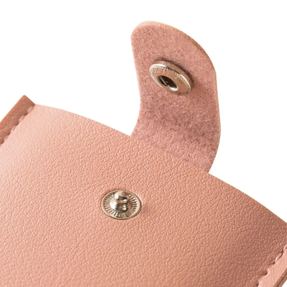 

Тонкий ламинированный скрытый мини-кошелек для карт с 5 карманами для карт, чехол для визитных карточек из искусственной кожи, выдвижные мужские кошельки из искусственной кожи