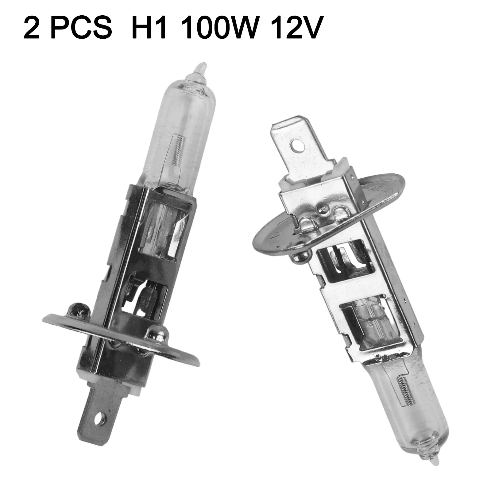 2 PCS H1 100W 12V Halogen Headlight Headlamp Bulbs Fog Lamp Fog Light Bulbs Car Headlight Lamp Automobiles Accessories