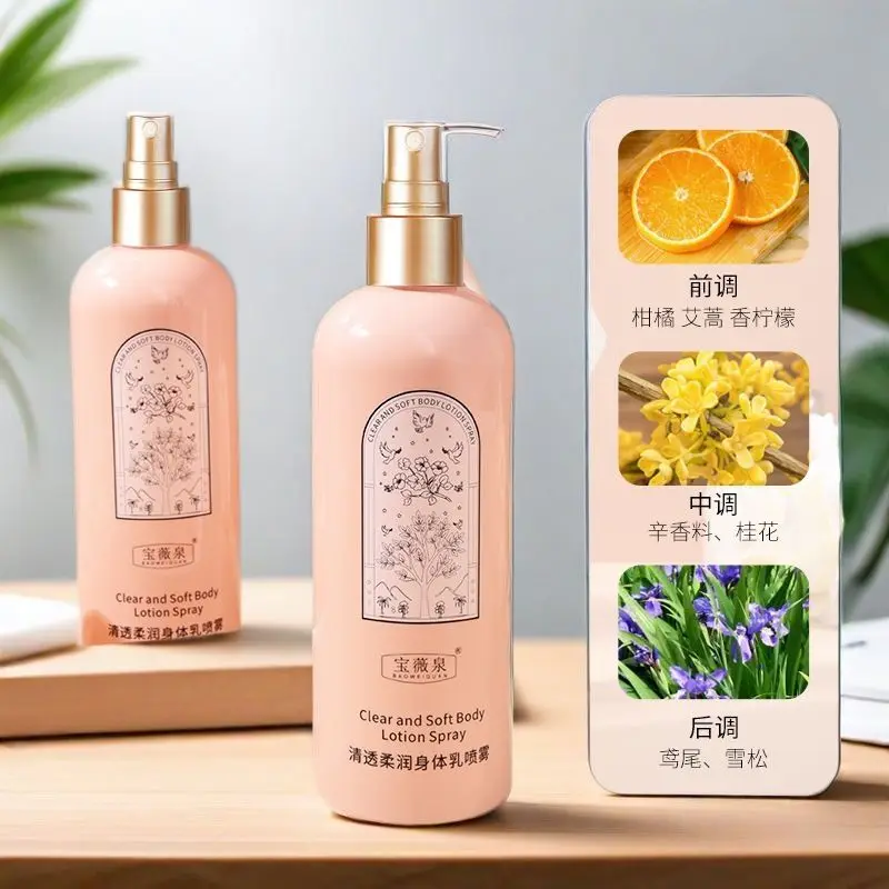 Body Mist Spray, Long Lasting Fragrance Perfume Body Lotion Spray, Moisturizing Nourishing Hydrating Skin Care, Fast Absorbing
