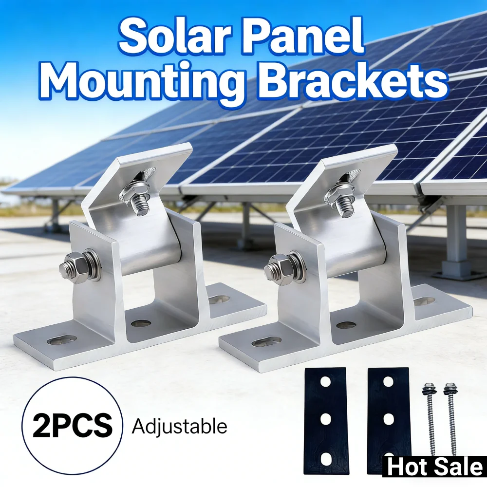2 шт. алюминиевые кронштейны д – обзор и цена Solar Panel Tilt Mount