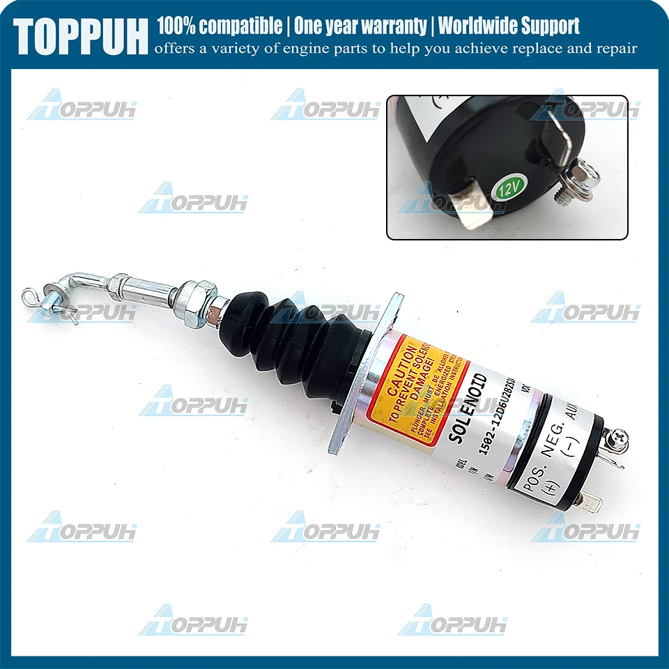 

Соленоид отключения топлива серии 1502, 12 В, 1502-12D6U2B2S2A 307-2546-00 для Woodward