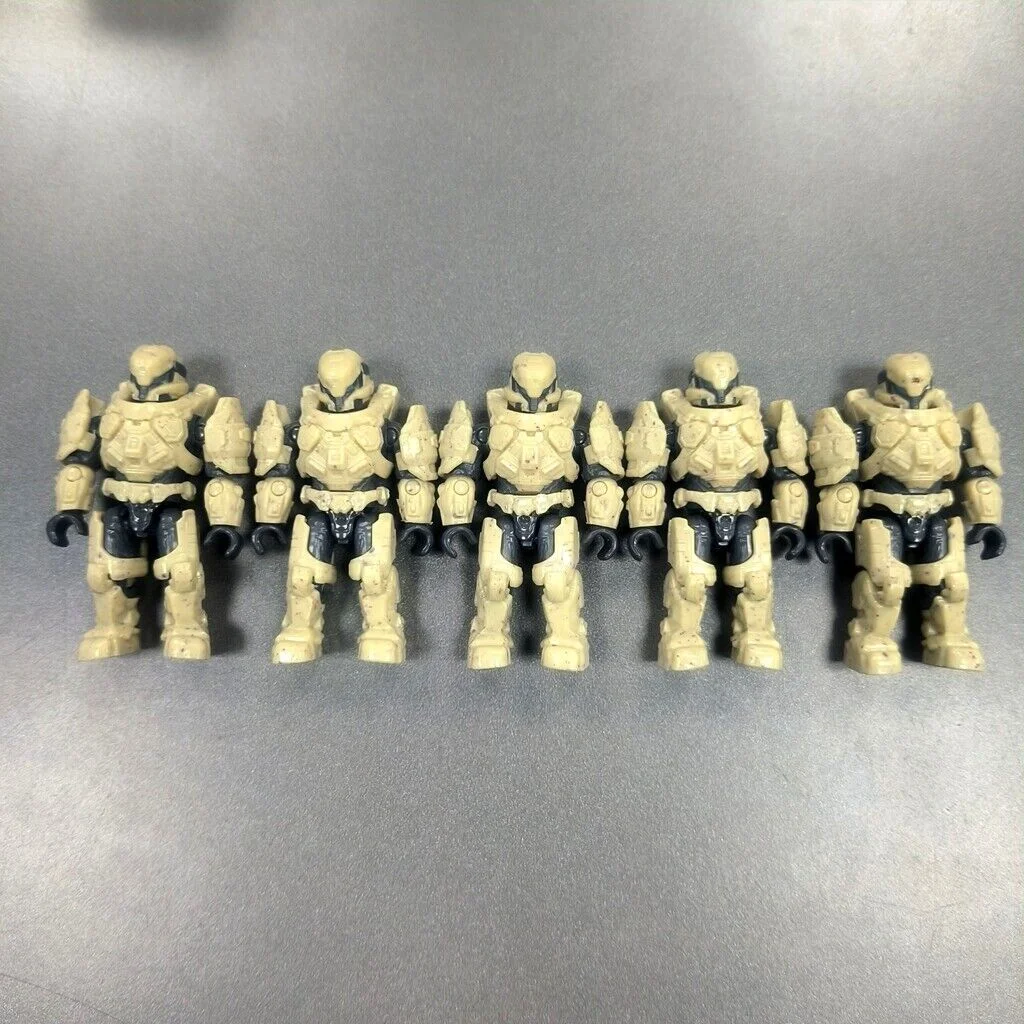 

5PCS MEGA CONSTRUX INFINITE UNSC Spartan Zvezda Earth Tan Bazaar Engagement