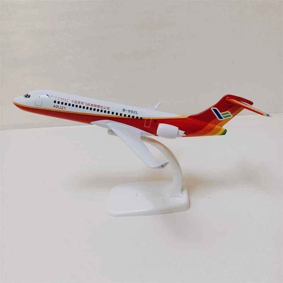 20cm Air China COMAC Airlines ARJ ARJ21 B-992L Airways Diecast Airplane Model Solid Alloy Metal Air Plane Model Aircraft Toys