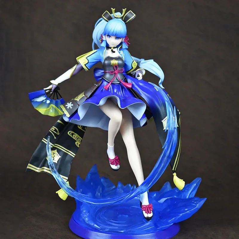 

Anime Game Genshin Impact Kamisato Ayaka Battle Ver Figure Pvc Action Figure Collectible Model Toys Ornaments Gift 25cm