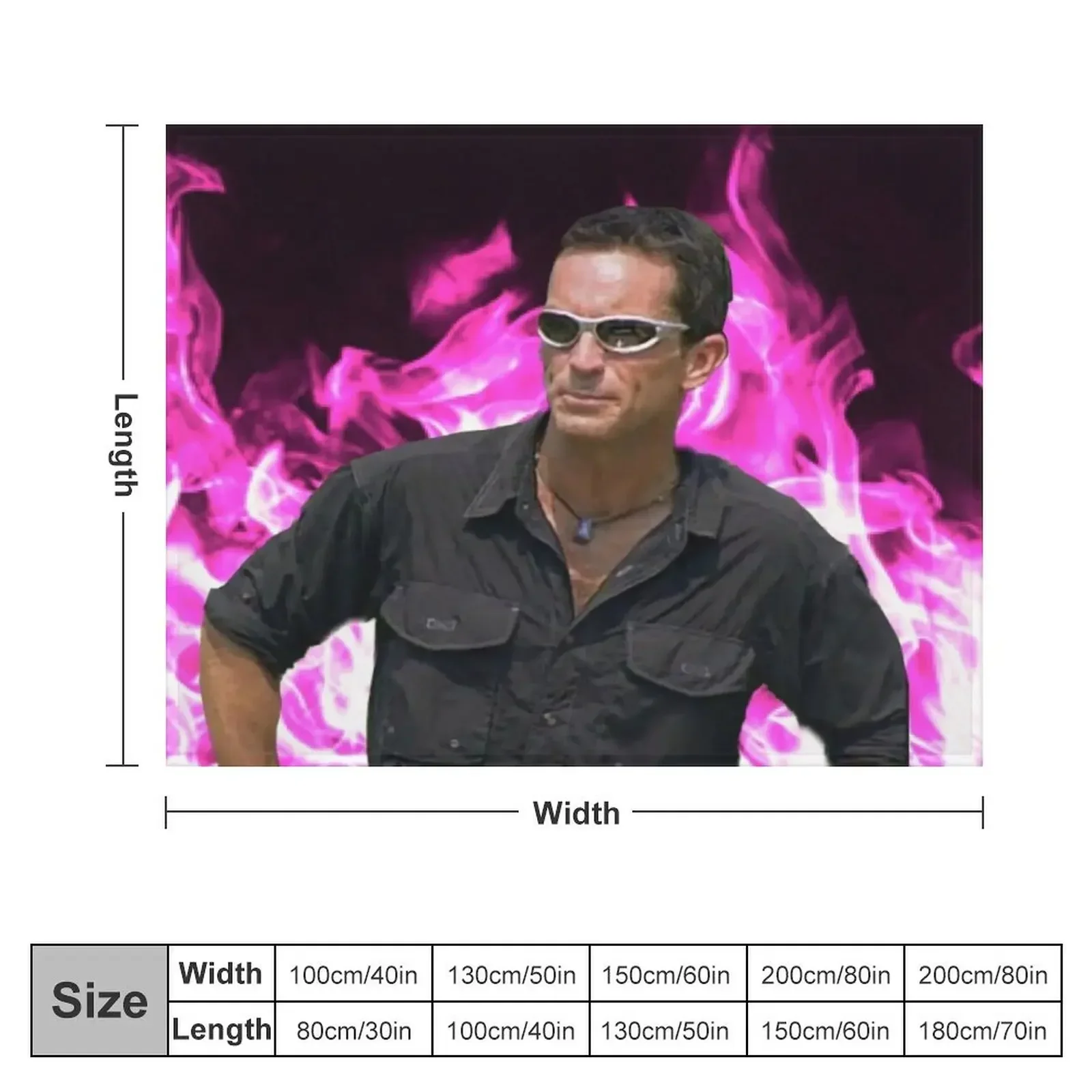 Jeff Probst Throw Blanket cosplay anime valentine gift ideas Retros Blankets