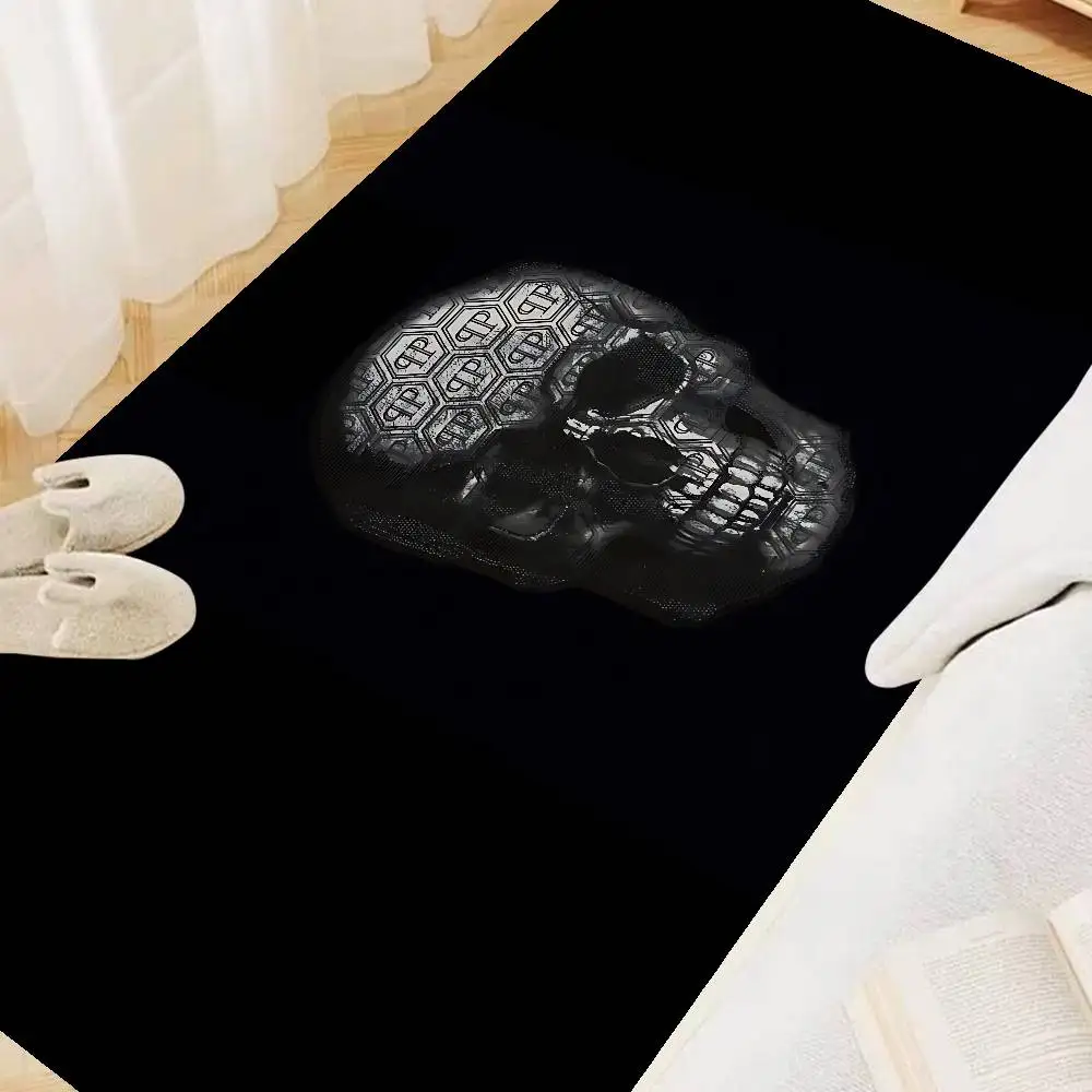 P-Philipp Plein-Fashionable Floor Mat Cheaper Anti-slip Modern Living Room Balcony Printed Bedside Mats