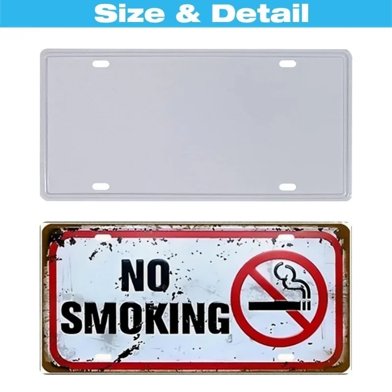 Toile Smile Welcome WIFI License Plate Store Wall Decor Restrooms Tin Sign Vintage Road Guide Metal Sign Plaques Poster