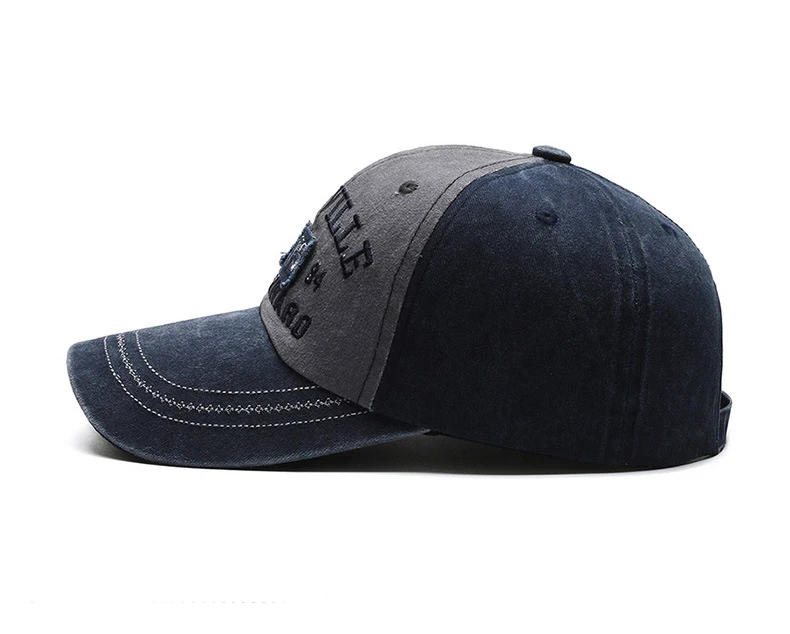 Four Seasons Herren-Baseballkappe, lässige Waschung, bestickte Kappe, gebogene Krempe, Bowler-Sonnenhut, offizielle Website – Detail 6