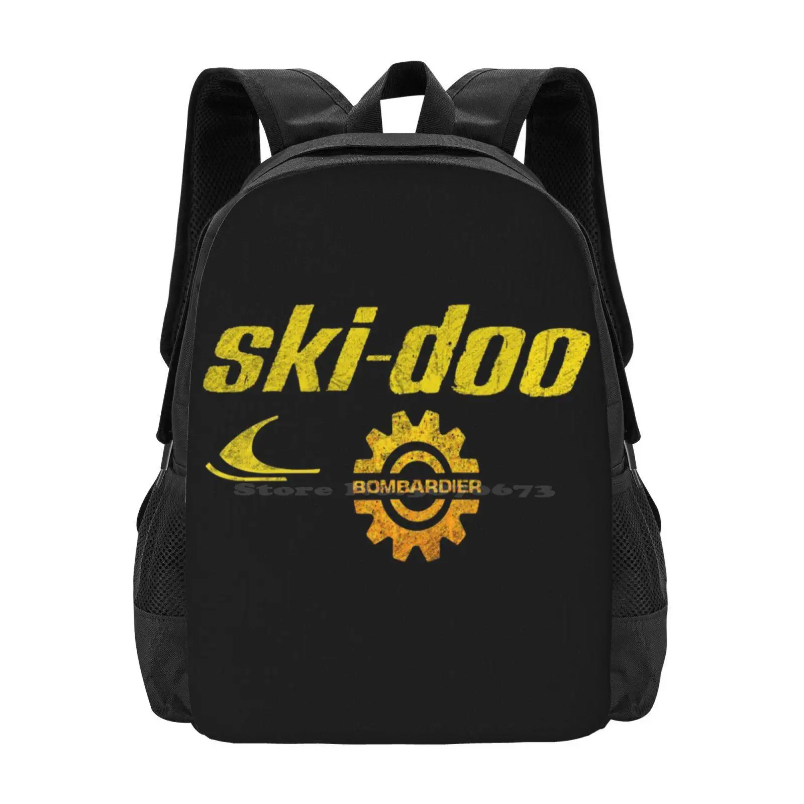 Ski Doo Vintage Snowmobiles Hot Sale Schoolbag Backpack Fashion Bags Ski Doo Snowmobile Show Mats Vintage Snowmobiles Skidoo