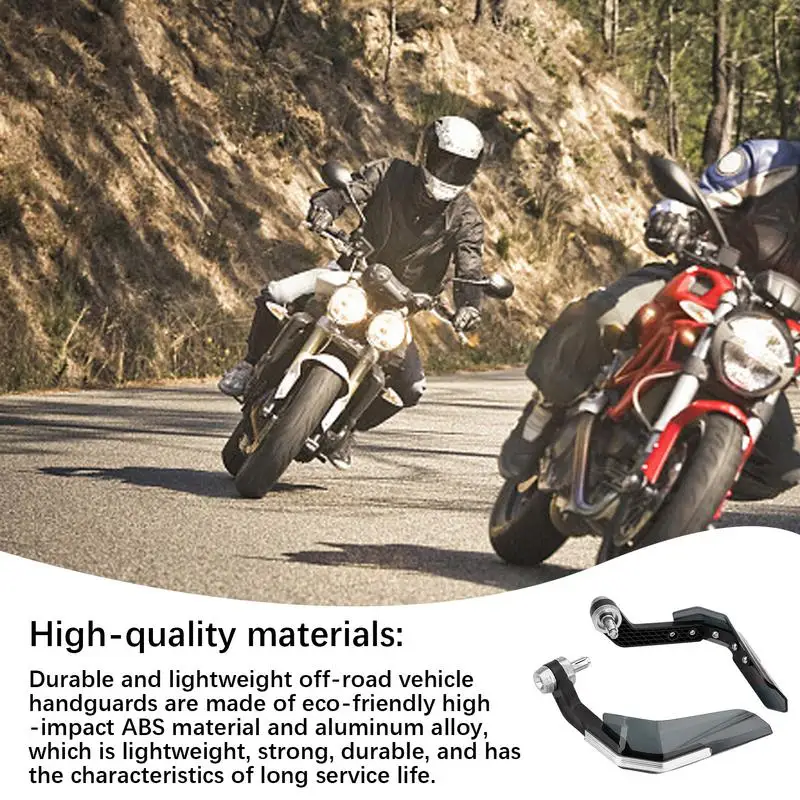Motorcycle Handguards Aluminum Alloy Brush Bar Wind Protector Hand Guards Universal Motorcycle Hand Grip Covers Handlebar Hand