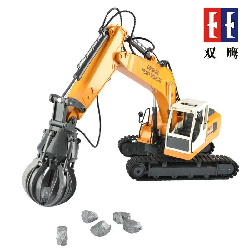 Double Eagle E561 Large Remote Control Excavator Toy Simulation Charging Remote Control Engineering Boy's Birthday Gift