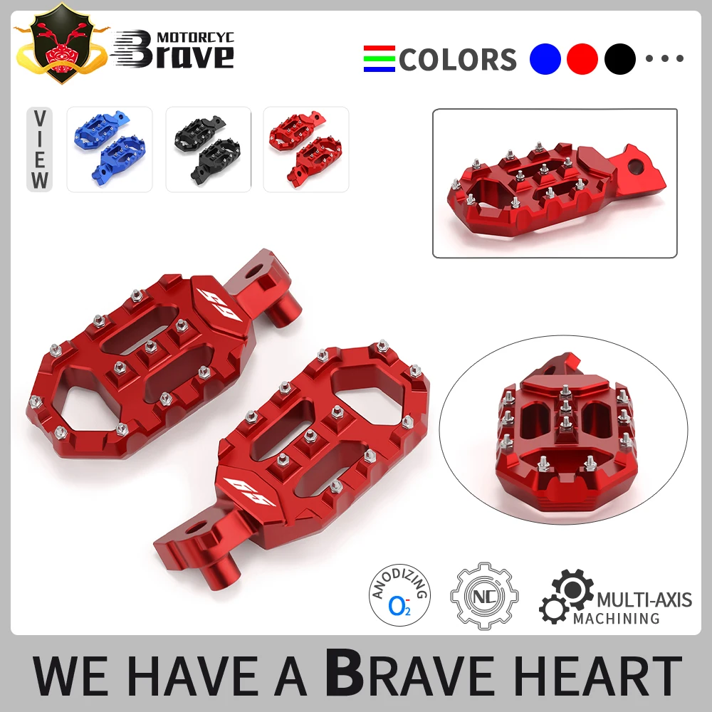 

Motorcycle CNC Aluminum FootRest Footpegs Foot Pegs Pedals Accessories For YZ65 yz 65 2018-2025 YZ85 yz 85 2002-2025