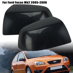 Car Rear View side Mirror Cover for Ford Focus Mk2 2005 2006 2007 2008 Trim Side Wing Case Mirrors Cap Housing accessories