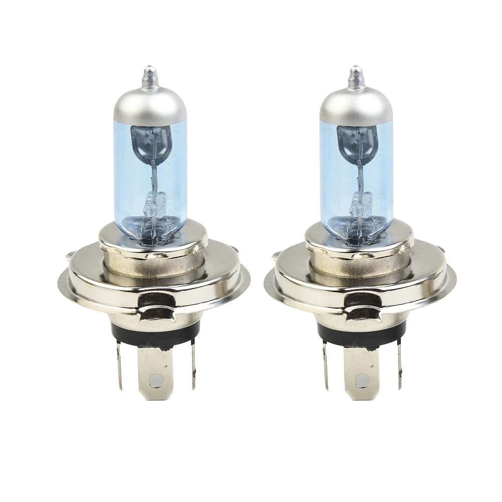 Car Halogen Xenon Light Bulb Super Bright Headlight Lamp Headlamp Lamp Bulbs Blue Shell High Low Beam Car Styling Accessories