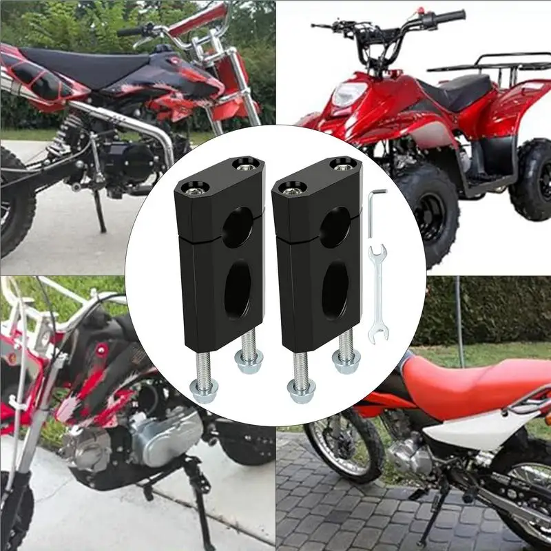 Podpory kierownicy motocykla 7/8 Dirt Pit Bike Części motocyklowe Stabilne podnośniki kierownicy motocykla ze stopu aluminium Poprawia