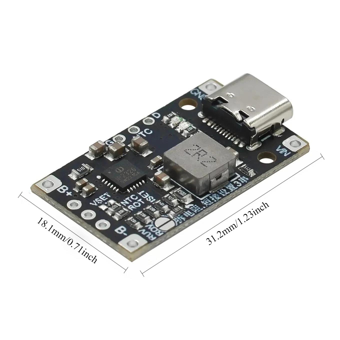 6pcs 2S 3S Lithium Battery Boost Charger Module 5V Input QC Fast Charge for 37V Li ion LiPo Battery Pack