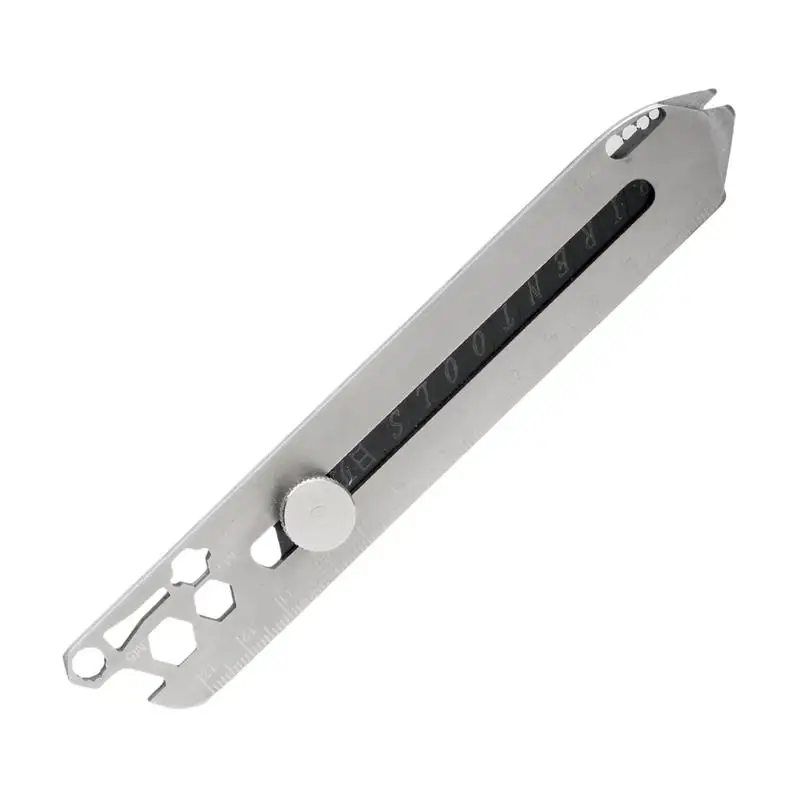 Box Cutter Multifunctionele Messen Intrekbare Utility Cutter Veelzijdige 10-In-1 Box Cutter Perfect Voor Thuis En Op De Werkplek