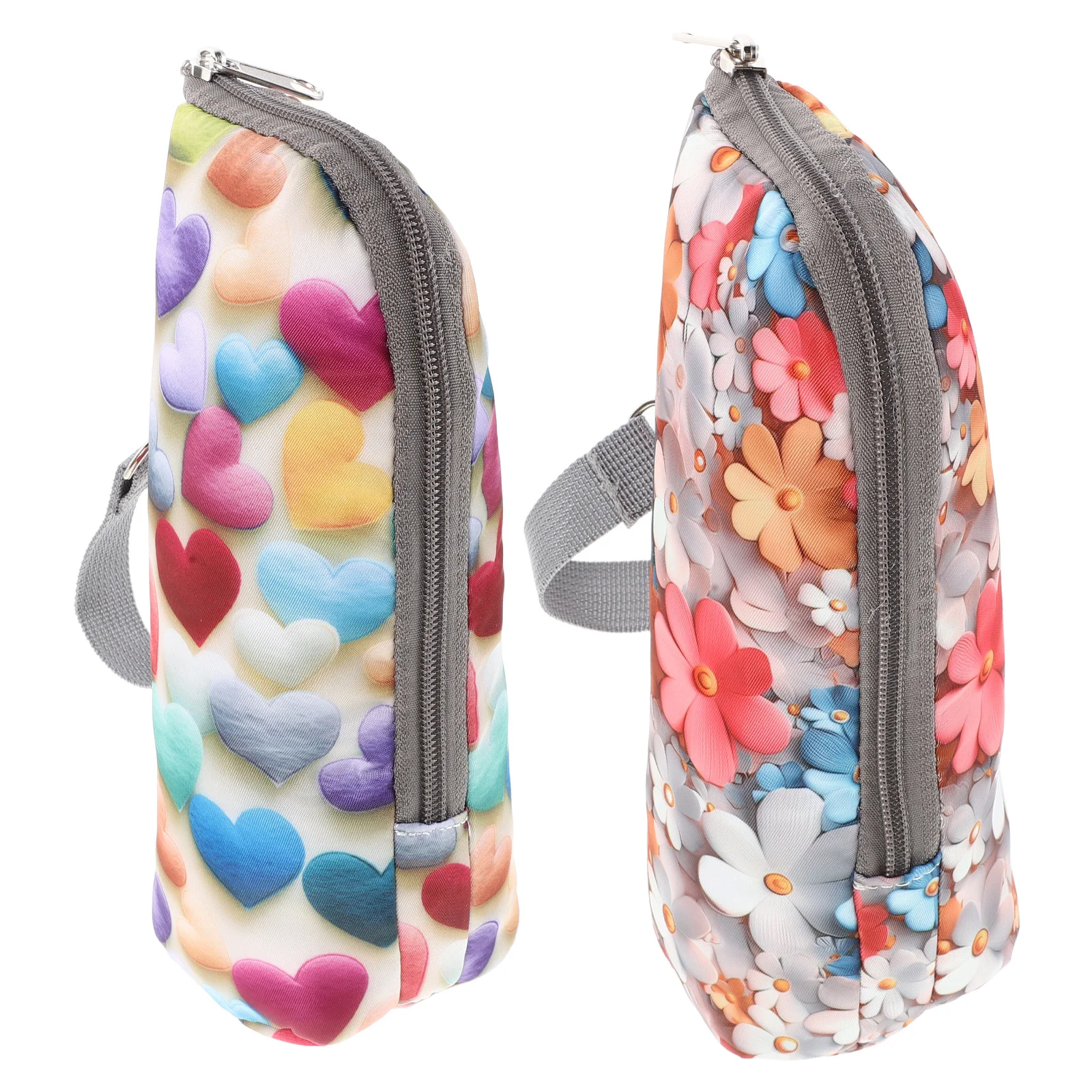 

2pcs Insulated Baby Bottle Bag Portable Thermal Carrier For Travel Daycare Breastmilk Storage Tote Keeps Warm Or Cool Aluminum