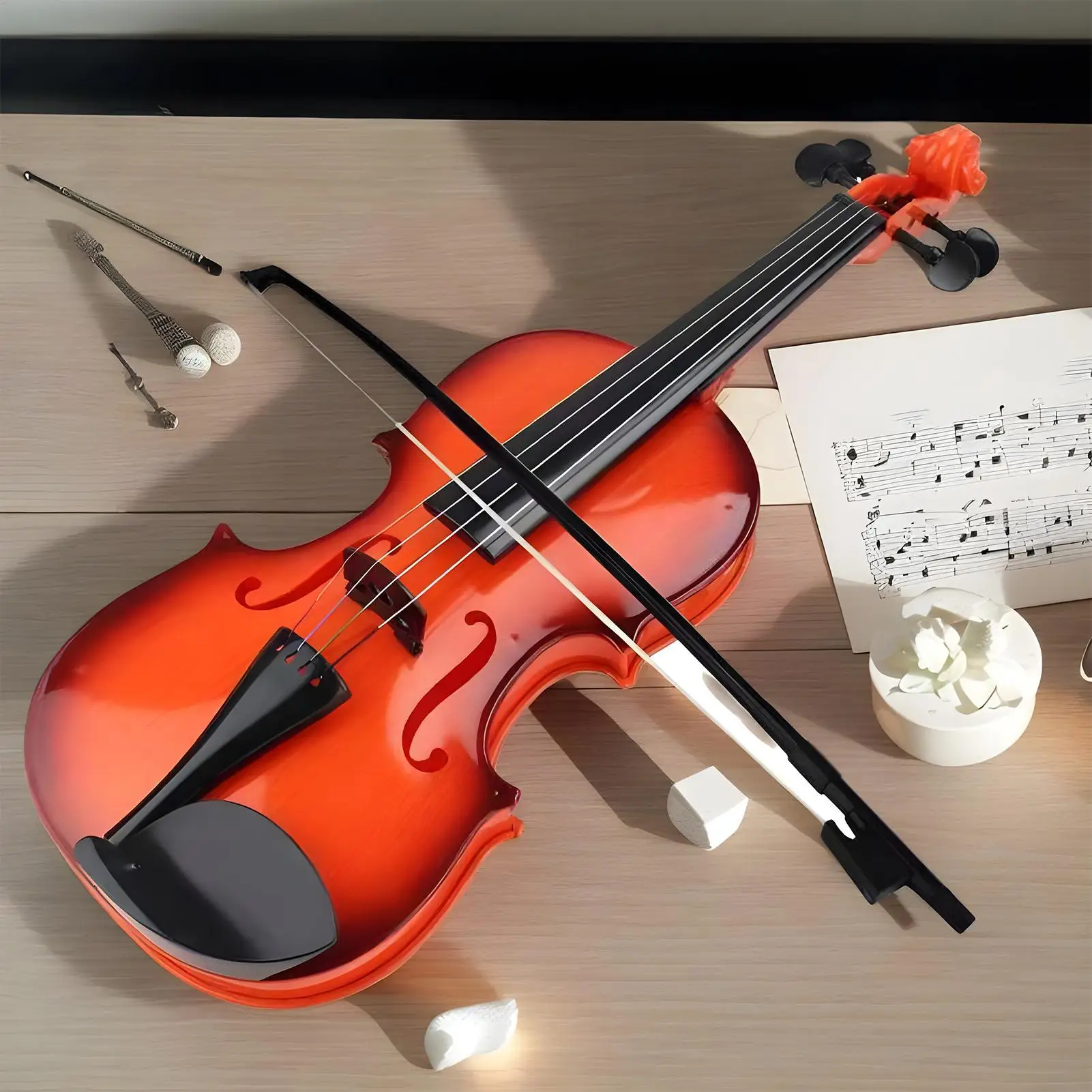 Zabawkowa skrzypce Instrument muzyczny Skrzypce Regulowane struny Muzyka Dzieci Instrument muzyczny dla początkujących Chłopcy Dziewczęta Dom Podróż Urodziny