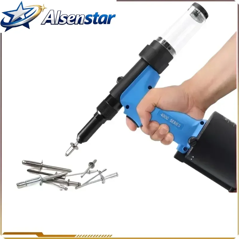 Pneumatic Rivet Gun Industrial Self-Priming Core-Pulling Heavy Duty Air Rivet Gun Stainless Steel Automatic Riveting Tools
