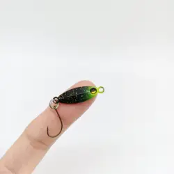 DUODUOYU 1PCS Mini Metal Jig Spoon Fishing Lure 3g/5g Fish Small Fish With Single Hook Sea Bass Fishing Lure